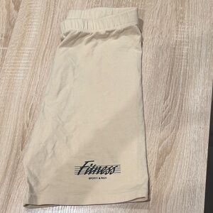 Sporty & Rich Cream Fitness Skirt